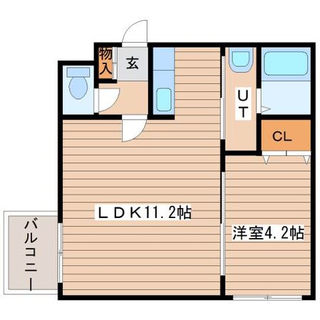 サイト琴似の物件間取画像